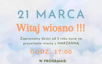 Zdjęcie do Powitanie Wiosny
